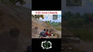 UZI 1vs4 OP CLUTCH 😀😀😀