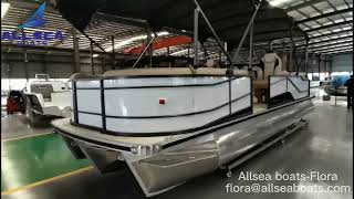 Allsea Classic series 24ft 7.3m custom fence pontoon boat