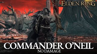 Commander O'Neil Boss Fight (No Damage) - Caelid [Elden Ring]