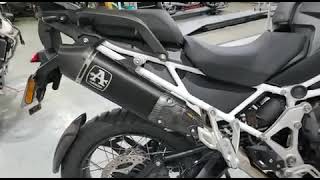 2023 Triumph Tiger 1200 Rally Pro | NEW Arrow Veloce Exhaust Muffler Sound!