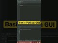 Basic Python GUI