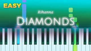 Rihanna - Diamonds - EASY Piano TUTORIAL by Piano Fun Play