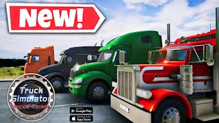 NEW GAME!! Truck Simulator Magical Canada⛽ First Look Gameplay \u0026 Impression | Android \u0026 ios