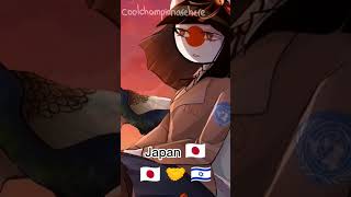 Countries that support Israel VS Palestine 🇮🇱🇵🇸 #shorts #edit #country #countryhumans #support