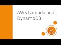 AWS Lambda and DynamoDB
