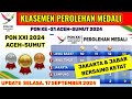 JABAR TAMBAH 20 MEDALI EMAS PON 2024 HARI INI! Klasemen Perolehan Medali PON XXI ACEH-SUMUT 2024