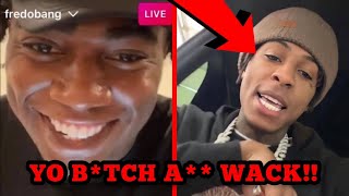 Fredo Bang reacts to the announcement that NBA YoungBoy is dropping the same week as him😳