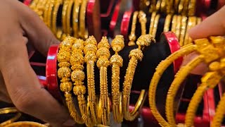 Light-Weight Gold Jewellery Bangles Collection, হালকা ওজনের সোনার চুড়ি গয়না September 3, 2024