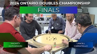 Ontario Doubles Crokinole Championship 2024 Finals Hagarty / Hutchinson V Langill / Carrafiello