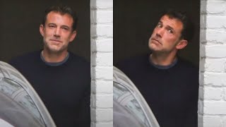 WATCHING HIS LOVE JLO: Ben Affleck Say Good bye to Jennifer Lopez after a sleepover at His Home!