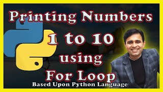 Print Numbers From 1 to 10 in Python / How to print 1 to 10 using Python? (Tutorial 27)