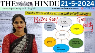 21-5-2024 | "Hindu Analysis: Rathod's IAS Academy - Insights & Perspectives"| Daily current affairs
