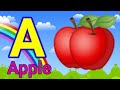 A for apple, abcde, English alphabets, a to z, Abcd, kids education