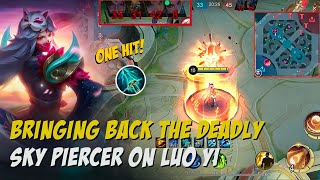 🫢 LUO YI DEADLY DIRE HIT-SKY PIERCER COMBO MAKES A COMEBACK! -  MOBILE LEGENDS