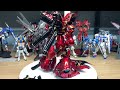 mg 1 100 사자비 버카 오버코팅 mg 1 100 sazabi ver.ka custom build gundam build gundam asmr