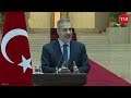 jolani live new syrian leader al jolani addresses media with turkish fm full jolani speech