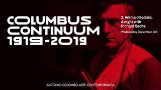 COLUMBUS CONTINUUM - A night with Richard Sachs