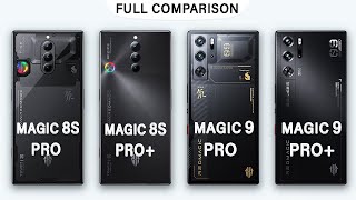 Red Magic 9 Pro Vs Red Magic 8S Pro Vs Red Magic 9 Pro Plus Vs Red Magic 8S Pro Plus