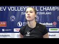 alexandra lazic of volero zÜrich on the prospects of facing vakifbank istanbul in the playoffs