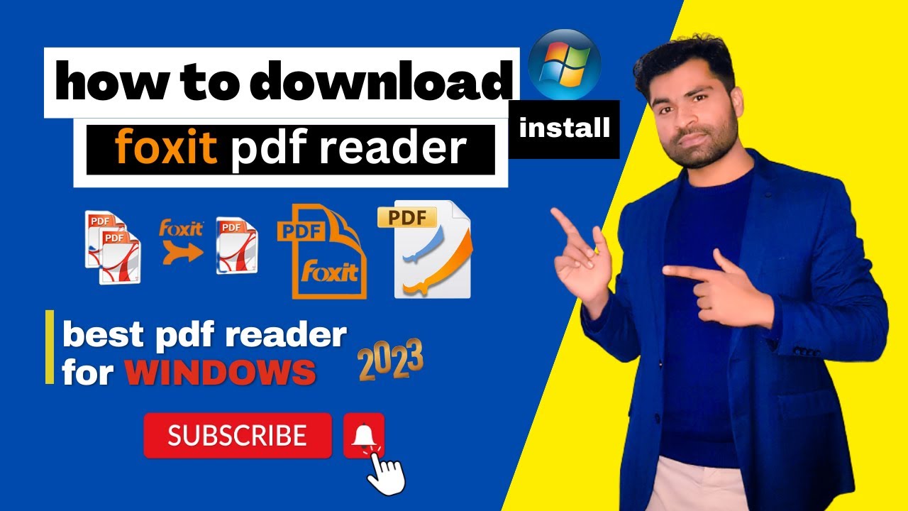 How To Download And Install Foxit Pdf Reader On Windows 7/8 | How To ...