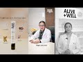 golden hour glow and under eye care with alive and well dermatology tested skincare products