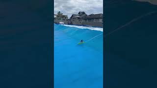 Weird wave But even Weirder Surfer. #surfing #shorts