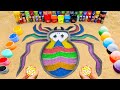 How to make Rainbow Spider with Orbeez Colorful, Giant Coca Cola, Schweppes, Pepsi, Fanta vs Mentos