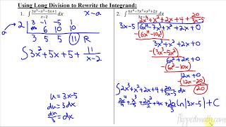 Calculus AB/BC – 6.10 Integrating Functions Using Long Division and Completing the Square