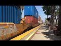 ᴴᴰ⁶⁰ railfanning fullerton featuring ns and fxe 6 15 2022