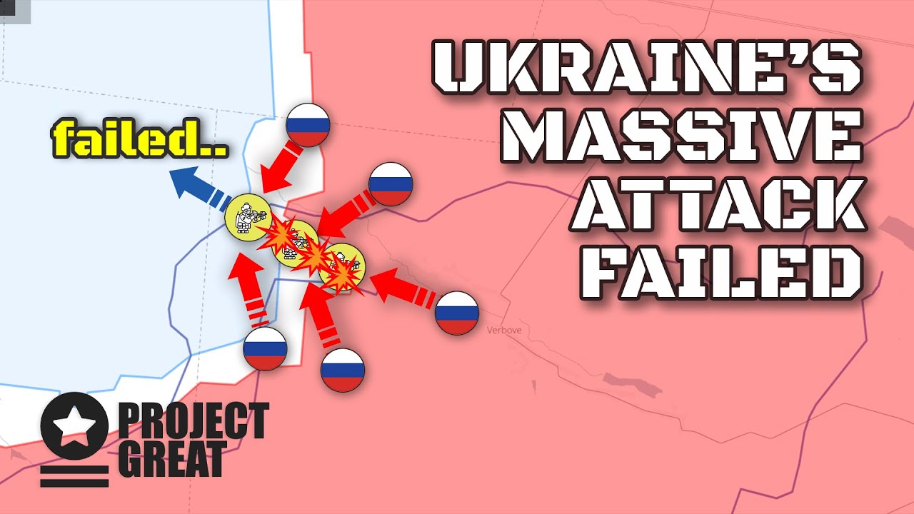 Failed. Ukraine’s Massive Attack Failed Near Verbove. Ukraine Used ...