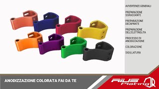 Anodizzazione fai da te colorata , anodizza le tue parti con i nostri kit. Anodizzare in casa