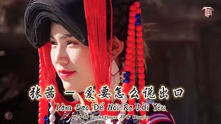 张茜 - 爱要怎么说出口 Làm Sao Để Nói Ra Lời Yêu (Dj子靖 FunkyHouse Hot 抖音 Douyin 2023)