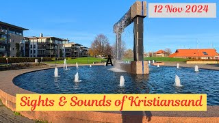 Sights & Sounds of Kristiansand . Norway . Osmo Action 5 Pro . 12 Nov 2024 . Vlog # 22