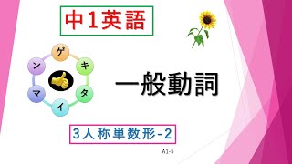 A-1-5　中1英語[一般動詞•3人称単数]―2