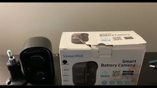 VISIONWELL SECURITY CAMERA($35 Less). Best Security Camera ever had! #amazon