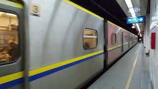 20210506 2204次EMU800型車王區間車 松山車站2A月台 列車進站 Train 2204 Local train Songshan station plat.2A approach