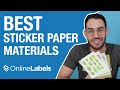 The Best Sticker Paper Materials from OnlineLabels