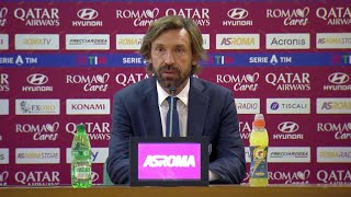 Roma-Juve, Pirlo: "Portiamo a casa un punto positivo, una grande reazione in inferiorità numerica"