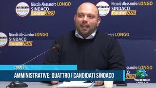 Corato amministrative quattro i candidati sindaco TG Teleregione 22 08 2020 1