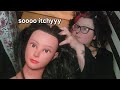 ASMR ~ fast & aggressive scalp scratches + inspection 