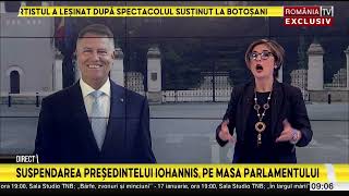 Andreea Creţulescu: Suspendarea preşedintelui Klaus Iohannis, pe masa Parlamentului