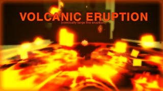 COMICALLY LARGE FIRE ERUPTION | Deepwoken