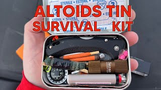 ALTOIDS Tin Pocket Survival kit. Back Up Get Home / Survival Kit.