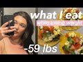 WHAT I EAT IN DAY TO LOSE WEIGHT IN A CALORIE DEFICIT! RECIPES INCLUDED