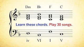 4 Chords. 30 Songs.