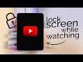 How to Lock iPad Screen while Watching Youtube (tutorial)