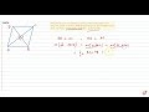 Show that the area of a rhombus is half the product of the lengths of its diagonals. GIVEN :... Show that the area of a rhombus is half the product of the lengths of its diagonals. GIVEN :...