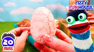 Fizzy Helps Dinosaurs With Their Eggs | Fun Compilations For Kids