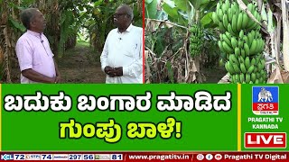 Raitha Pragathi | ಕಡಿಮೆ ಜಾಗ, ಕಡಿಮೆ ಖರ್ಚು, ಹೆಚ್ಚು ಆದಾಯ ಇದು ಗುಂಪು ಬಾಳೆ ಆದಾಯದ ಮಂತ್ರ | Pragathi TV