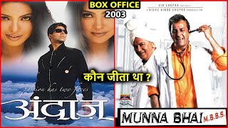 Andaaz vs Munna Bhai MBBS 2003 Movie Budget, Box Office Collection and Verdict | Sanjay Dutt